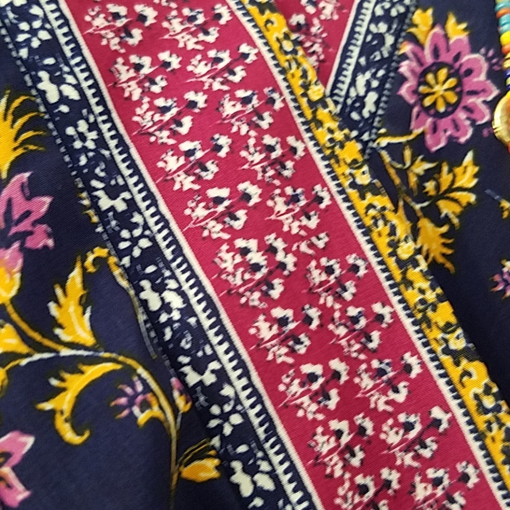ANTHROPOLOGIE | W5 Concepts Floral Border Top NEW - Picture 7 of 8